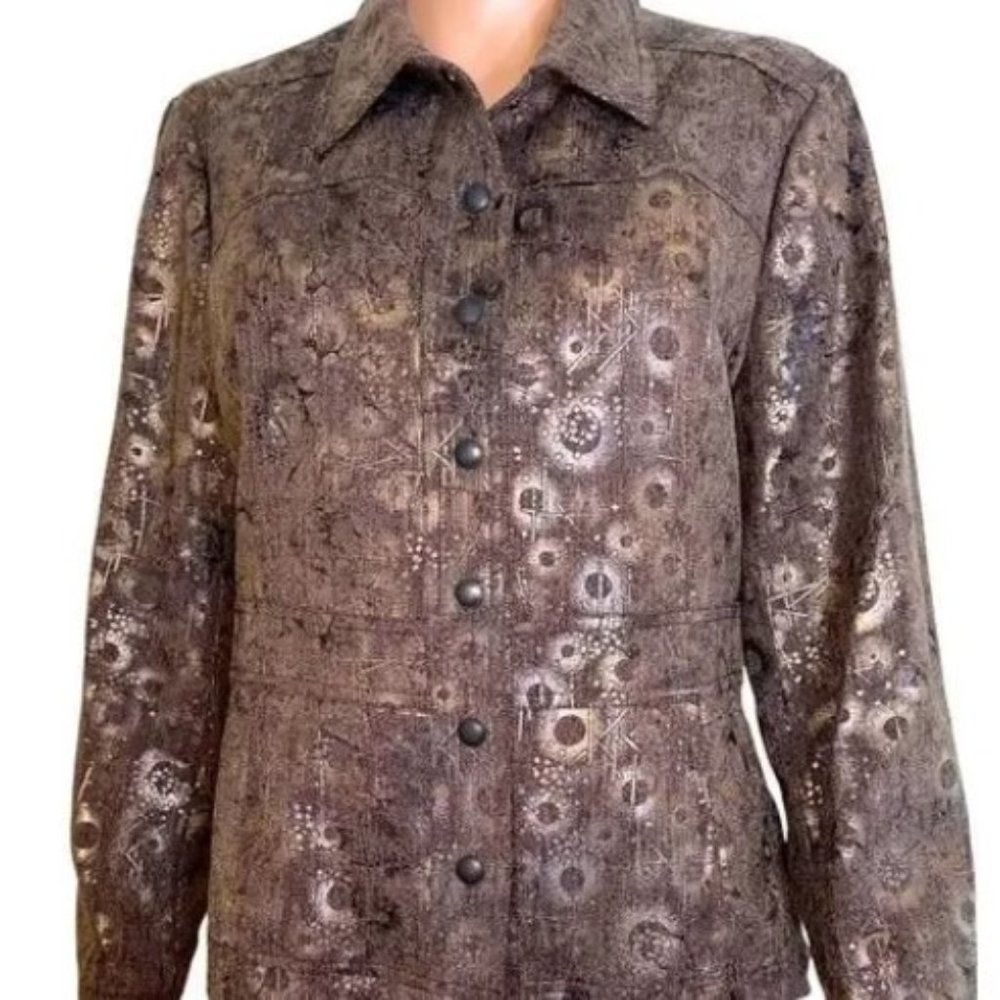 Coldwater Creek: Gorgeous Jacket with Metallic Accents